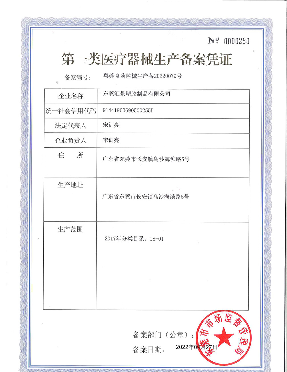 第一类医疗器械